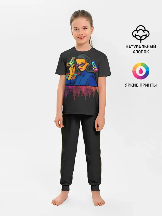 Детская пижама с брюками