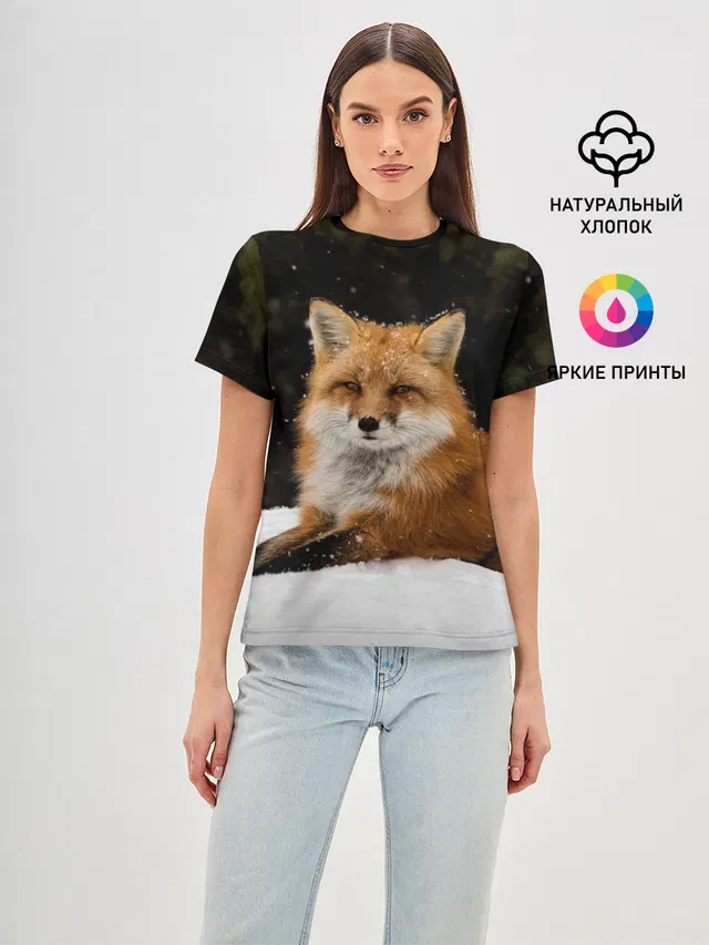Лиса и снег