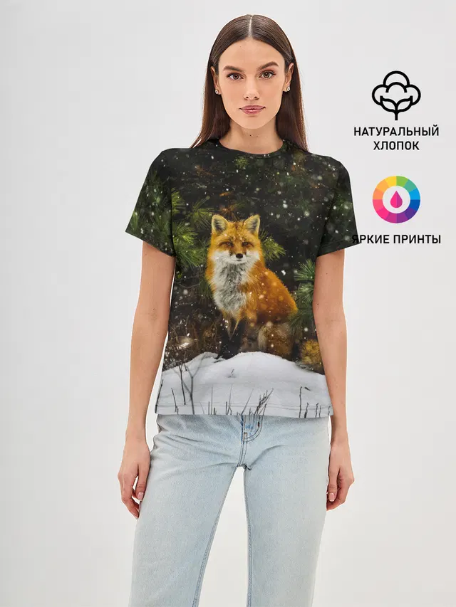 Лиса и снег