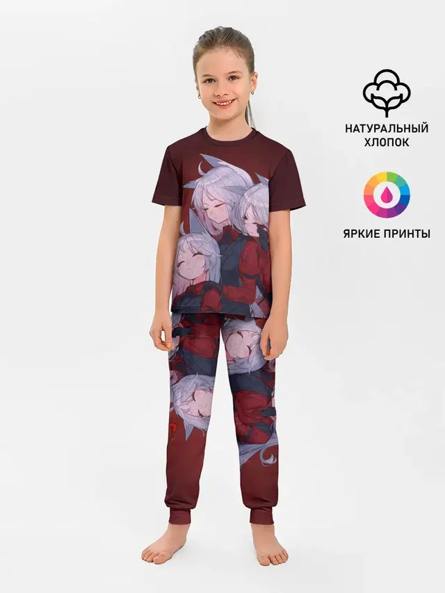 Детская пижама с брюками