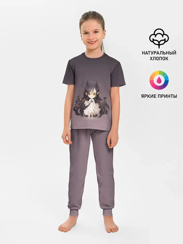 Детская пижама с брюками