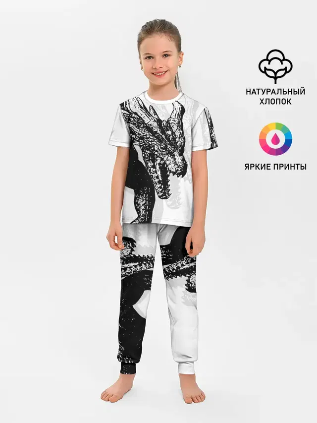 Детская пижама с брюками