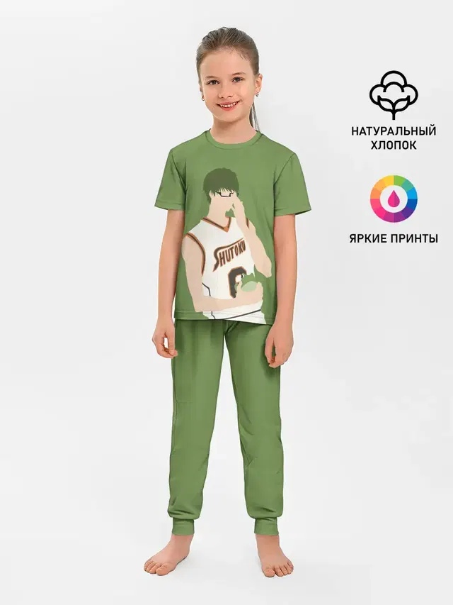 Детская пижама с брюками с принтом «Shintarou Midorima»