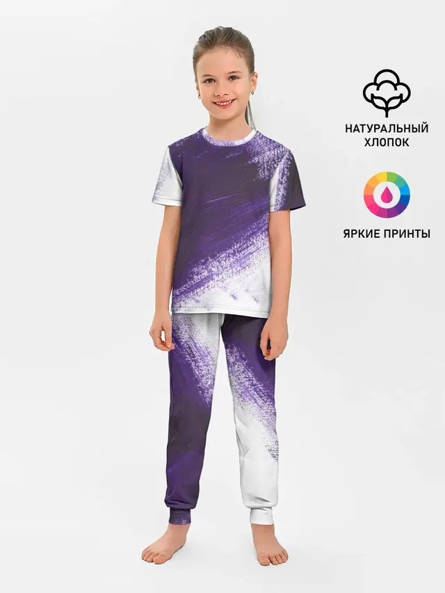 Детская пижама с брюками