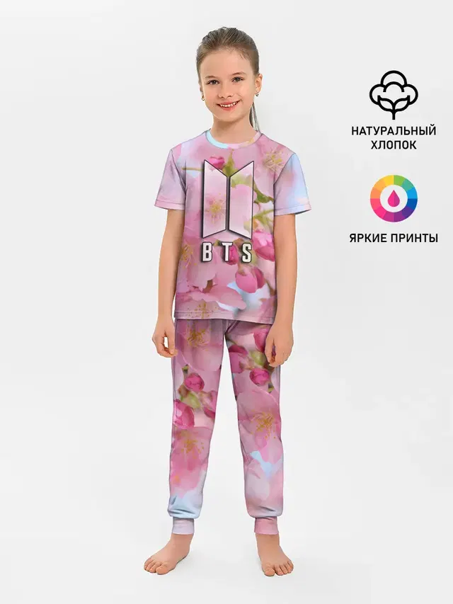 Детская пижама с брюками