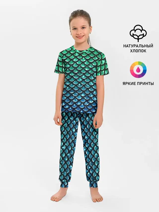 Детская пижама с брюками