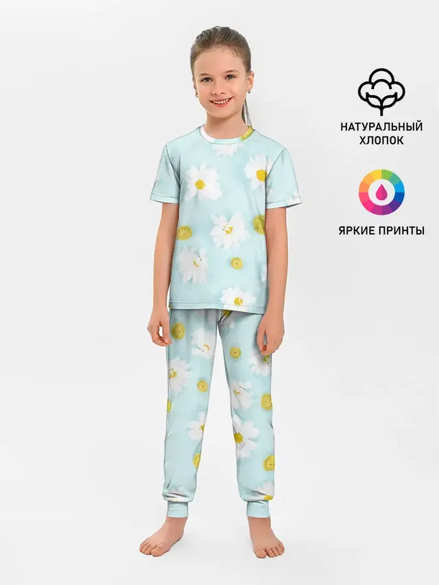 Детская пижама с брюками
