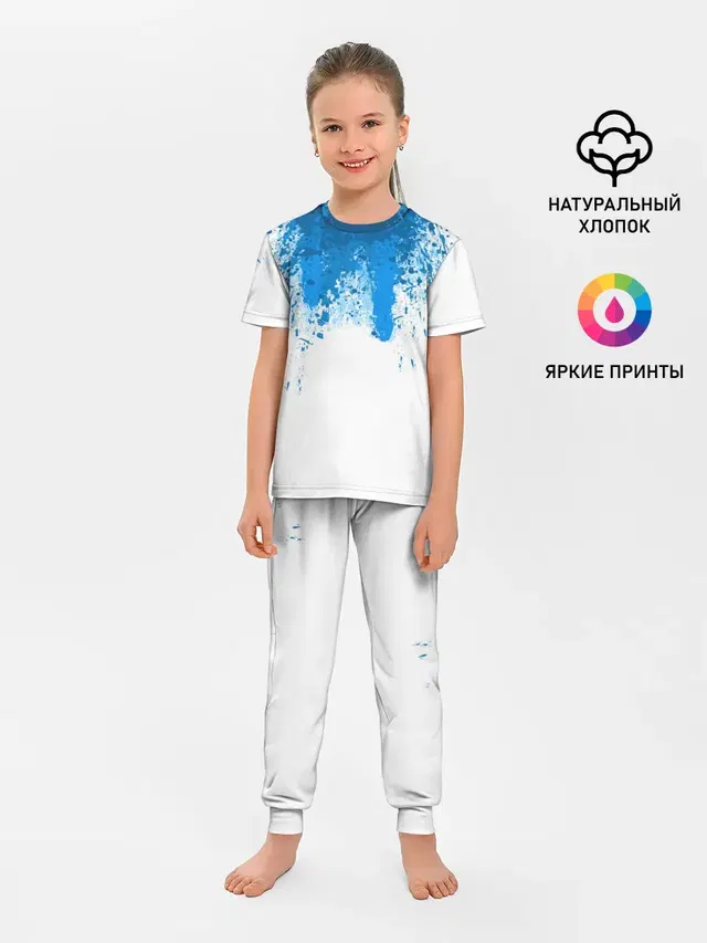 Детская пижама с брюками