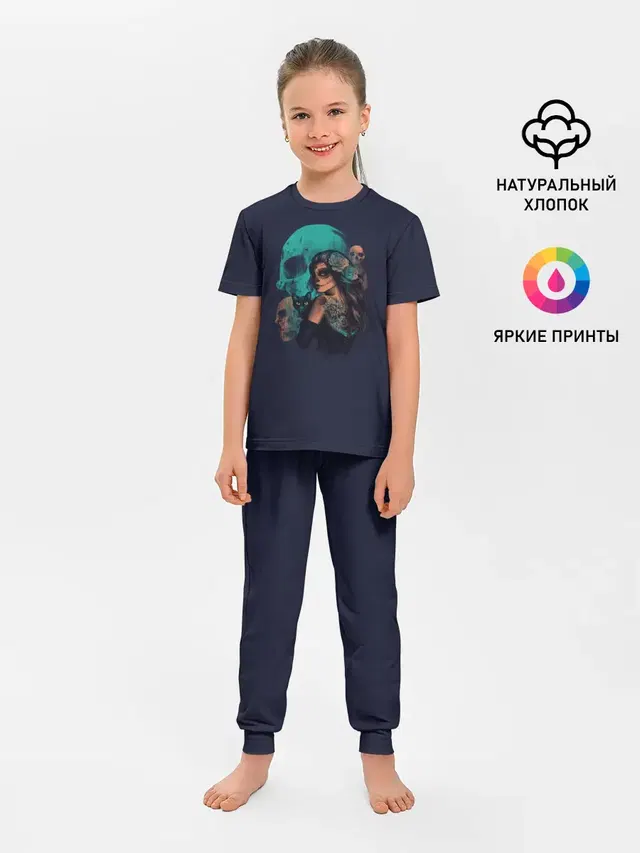 Детская пижама с брюками