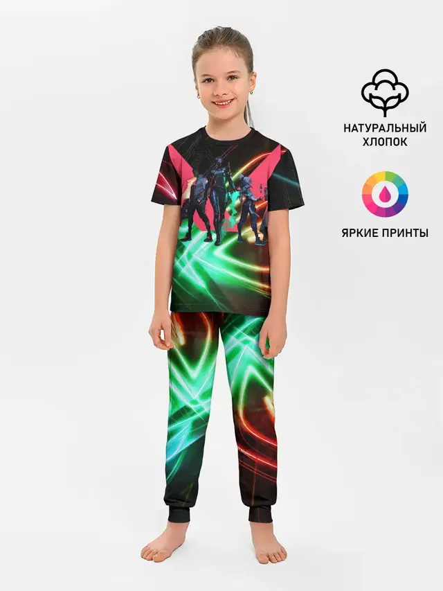 Детская пижама с брюками