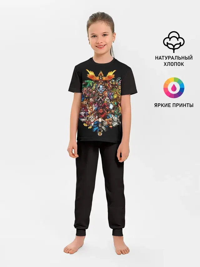 Детская пижама с брюками