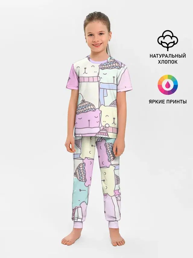 Детская пижама с брюками