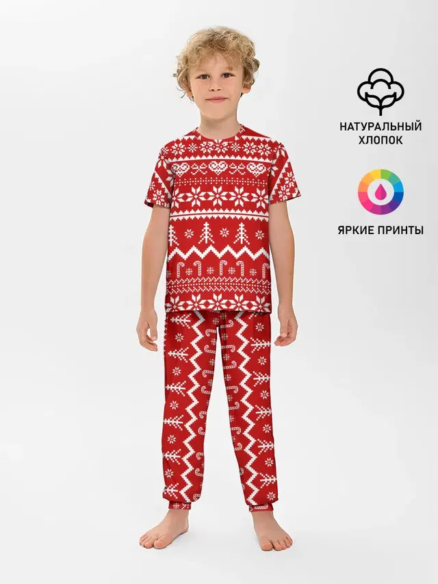Праздничный новогодний узор