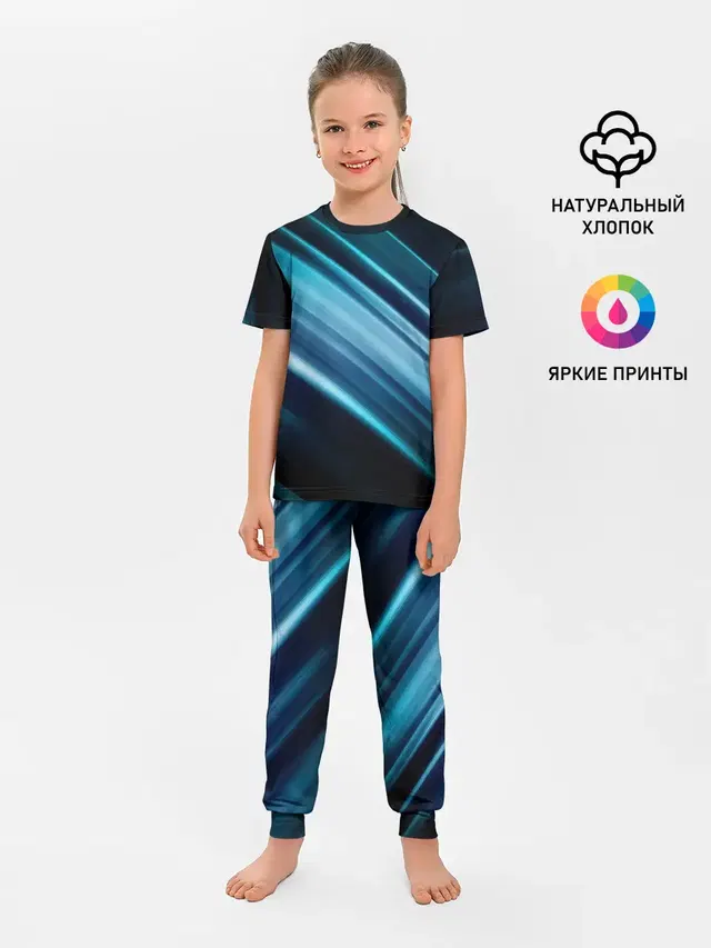 Детская пижама с брюками