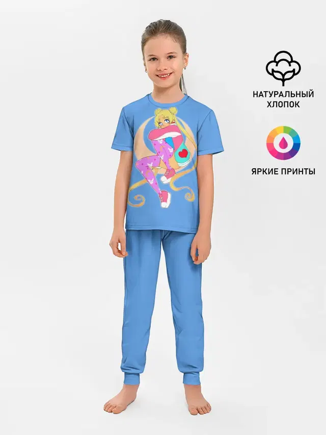 Детская пижама с брюками