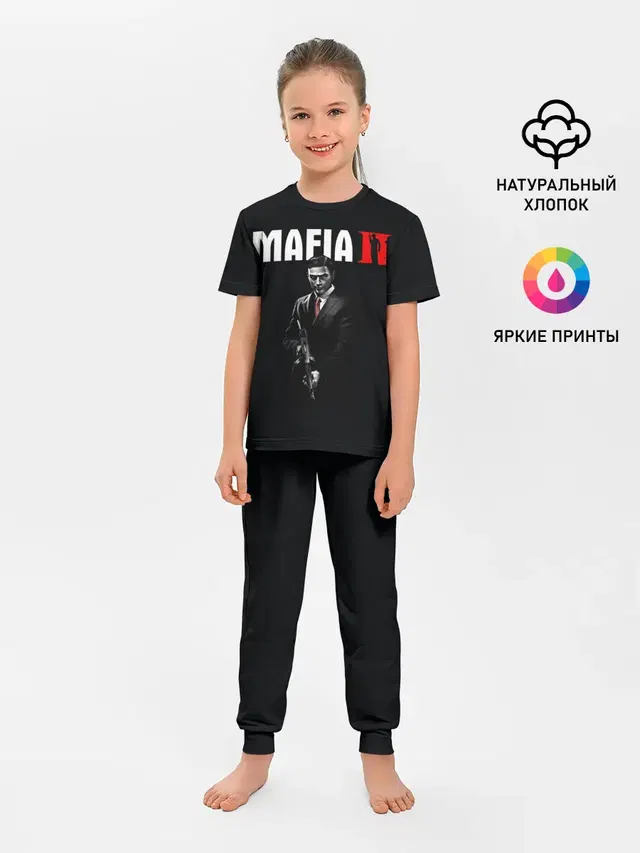 Детская пижама с брюками с принтом «Mafia — Месть Вито»