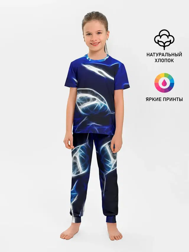 Детская пижама с брюками