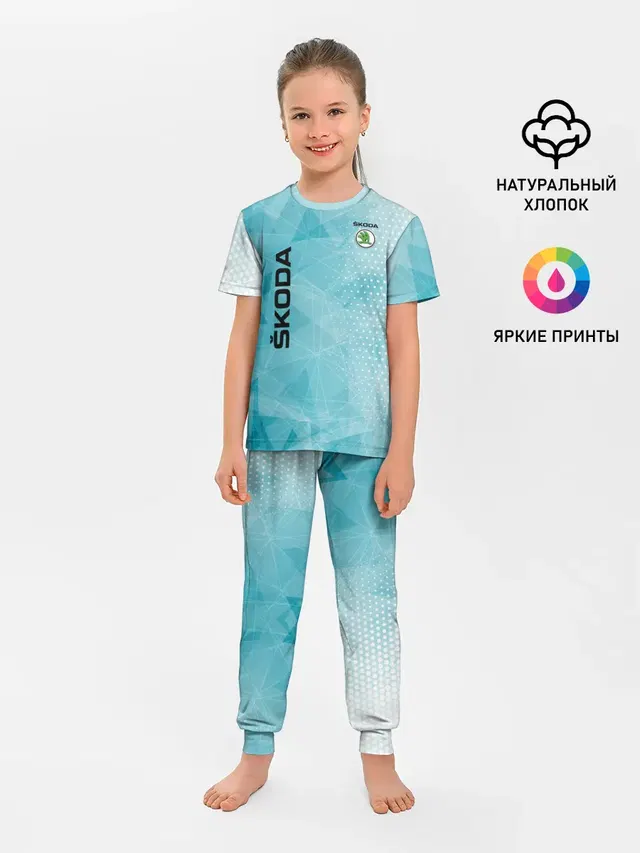 Детская пижама с брюками