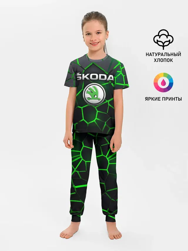 Детская пижама с брюками