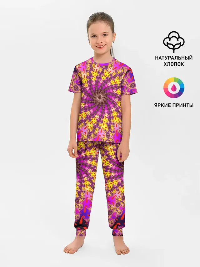 Детская пижама с брюками