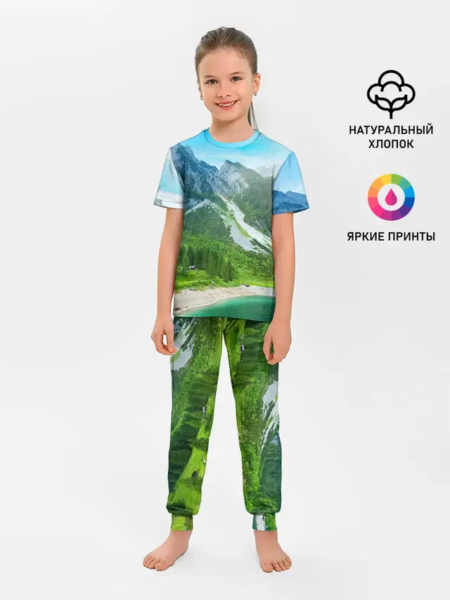 Детская пижама с брюками