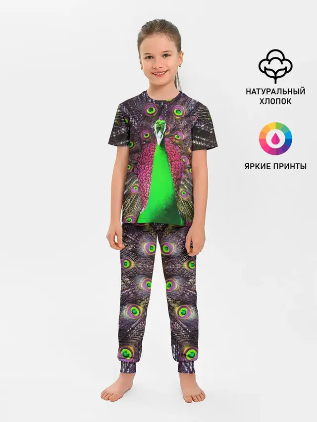 Детская пижама с брюками