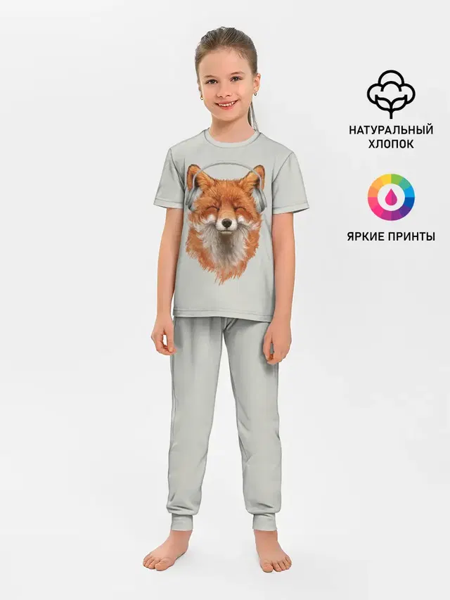 Лиса в наушниках