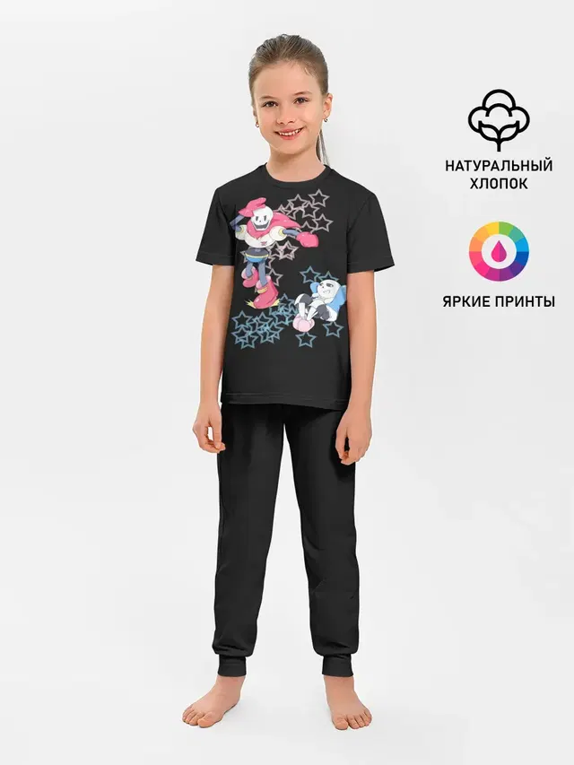 Детская пижама с брюками