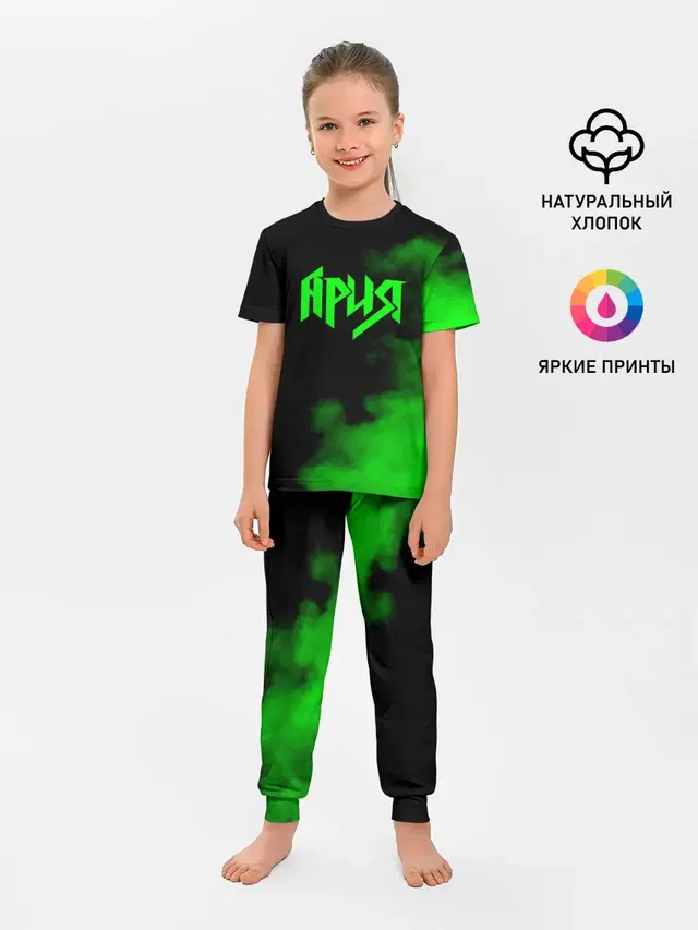 Детская пижама с брюками