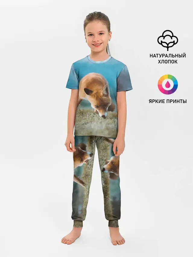 Детская пижама с брюками