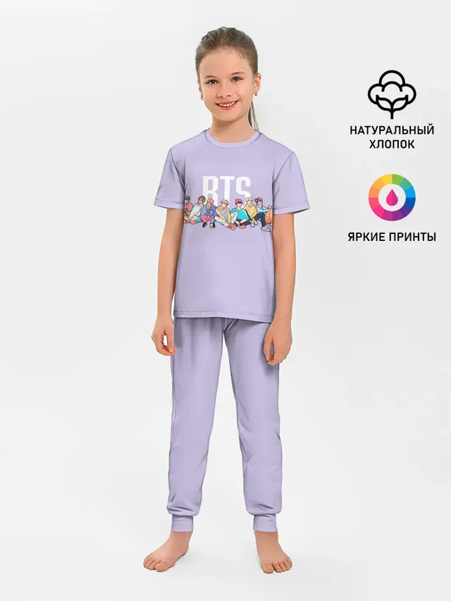 Детская пижама с брюками