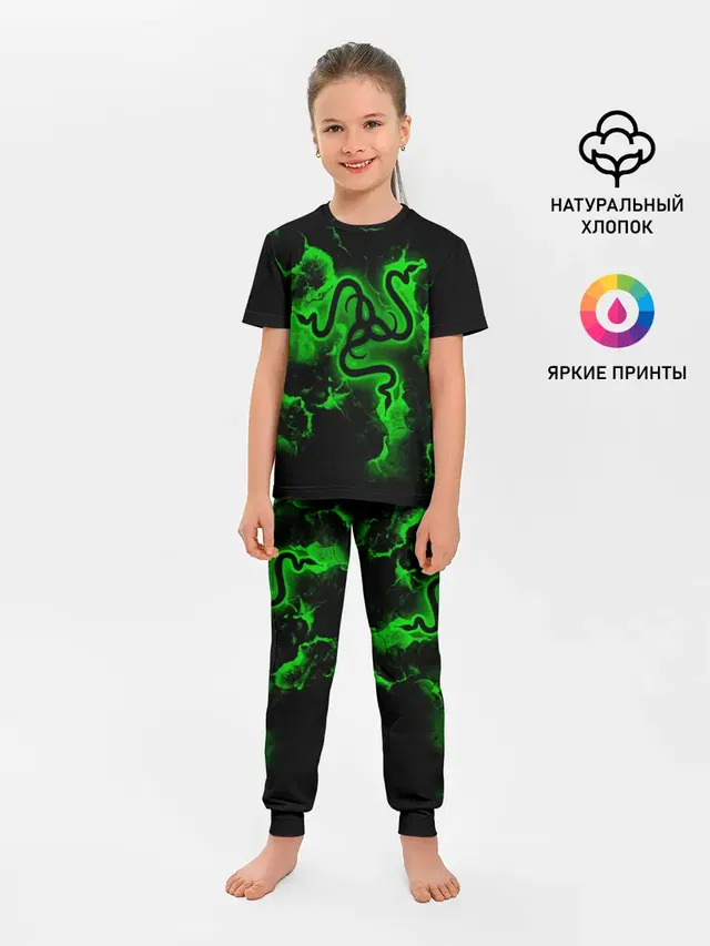 Детская пижама с брюками