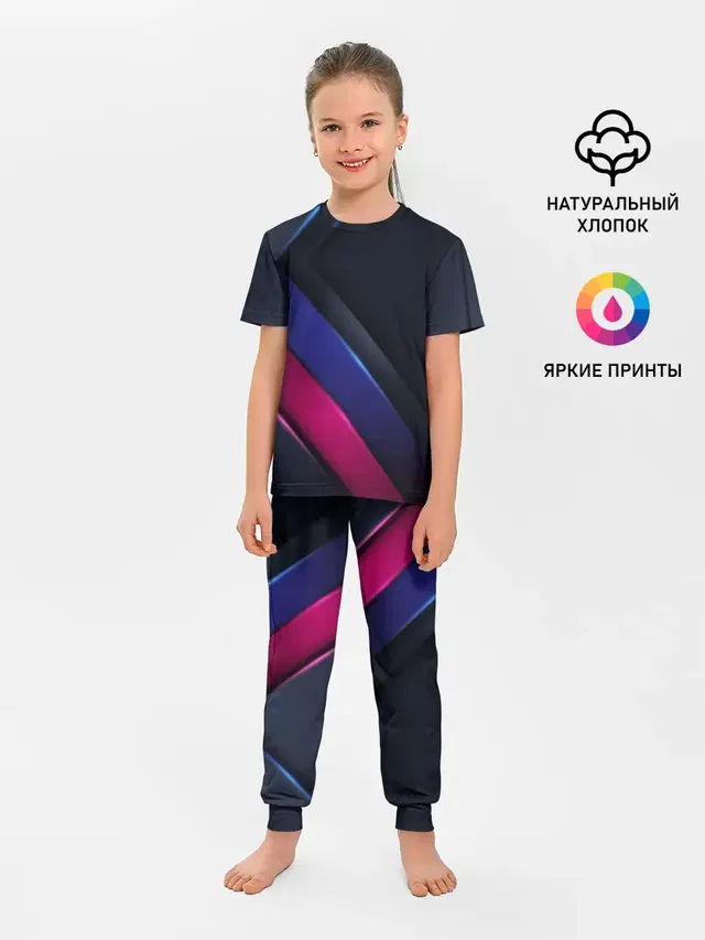Детская пижама с брюками с принтом «Модные — Sport style 3d»