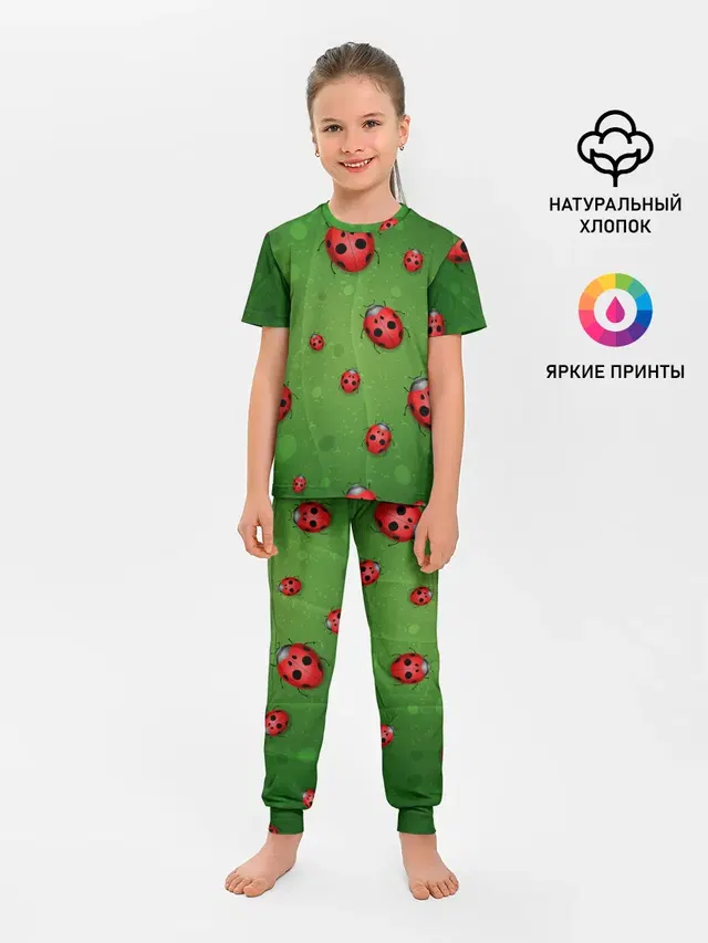 Детская пижама с брюками