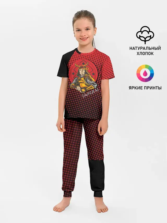 Детская пижама с брюками