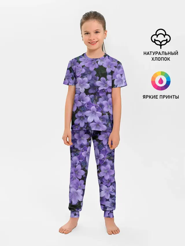 Детская пижама с брюками