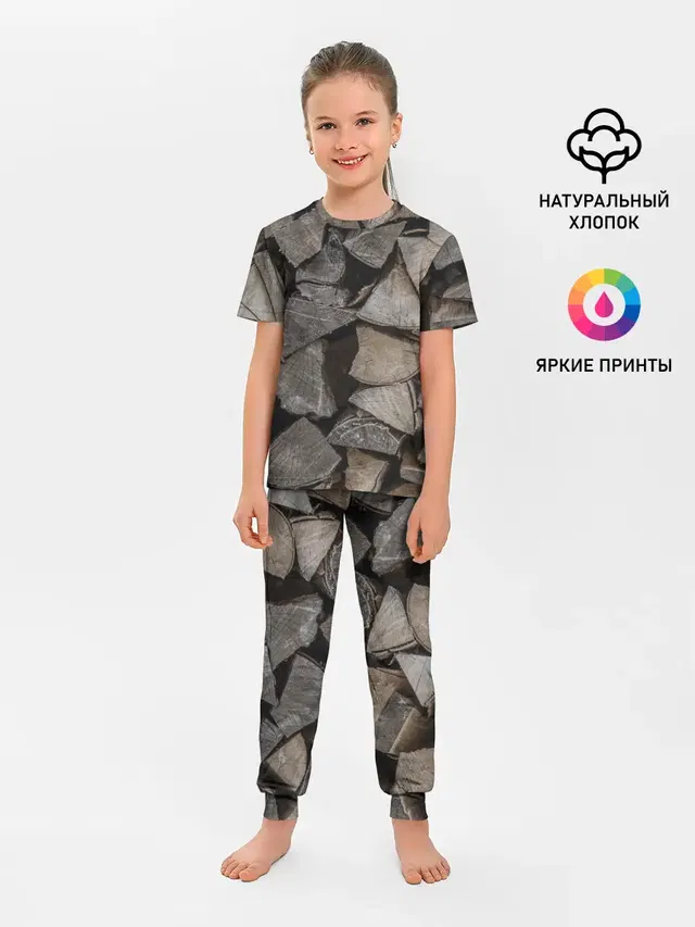 Детская пижама с брюками