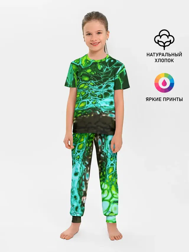 Кислотные разводы краски
