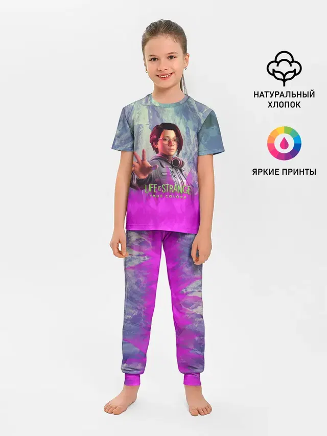 Детская пижама с брюками с принтом «Alex Chen — Life is Strange True Colors»