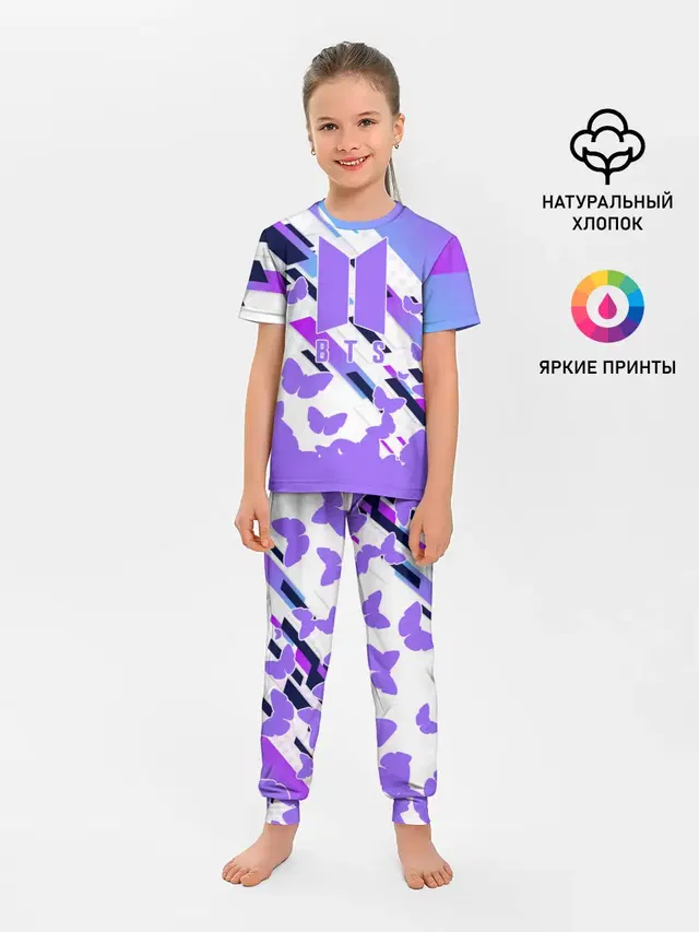 Детская пижама с брюками