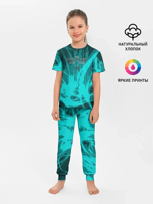 Детская пижама с брюками
