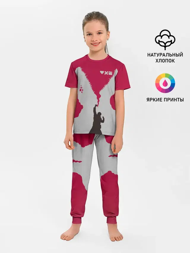 Детская пижама с брюками