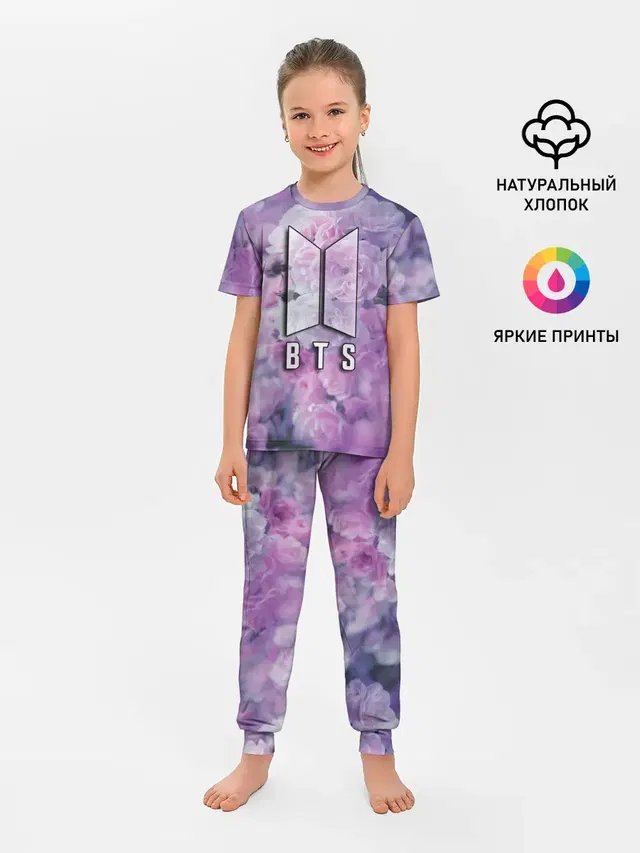 Детская пижама с брюками