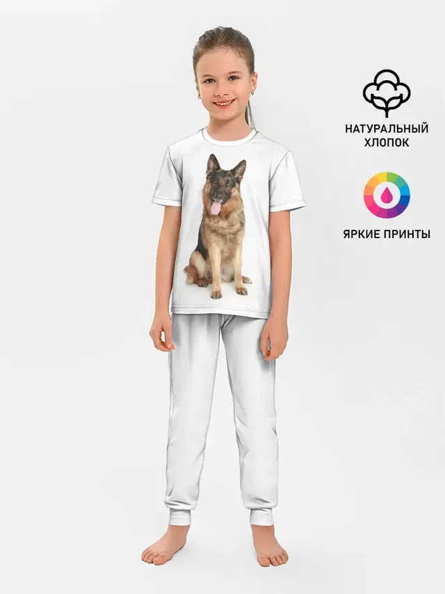 Детская пижама с брюками
