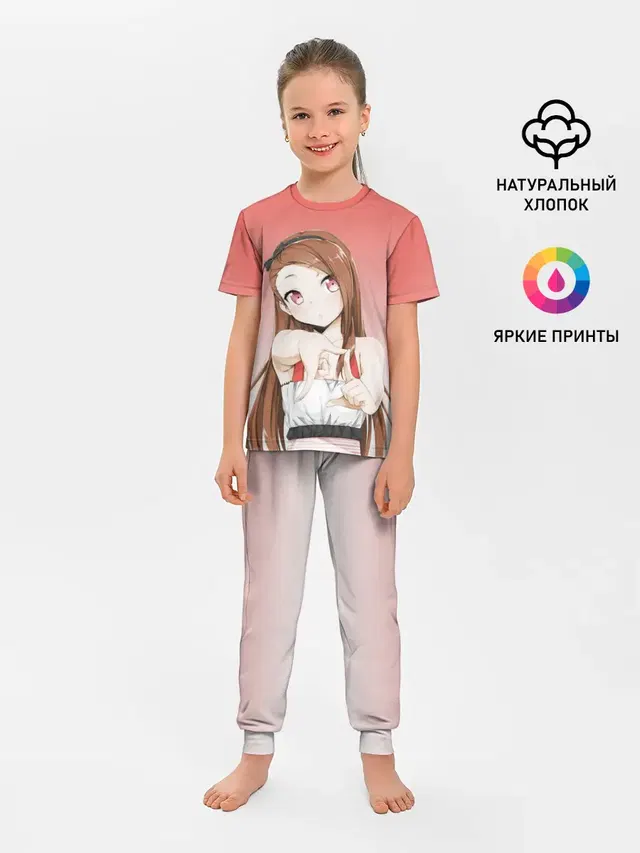 Детская пижама с брюками