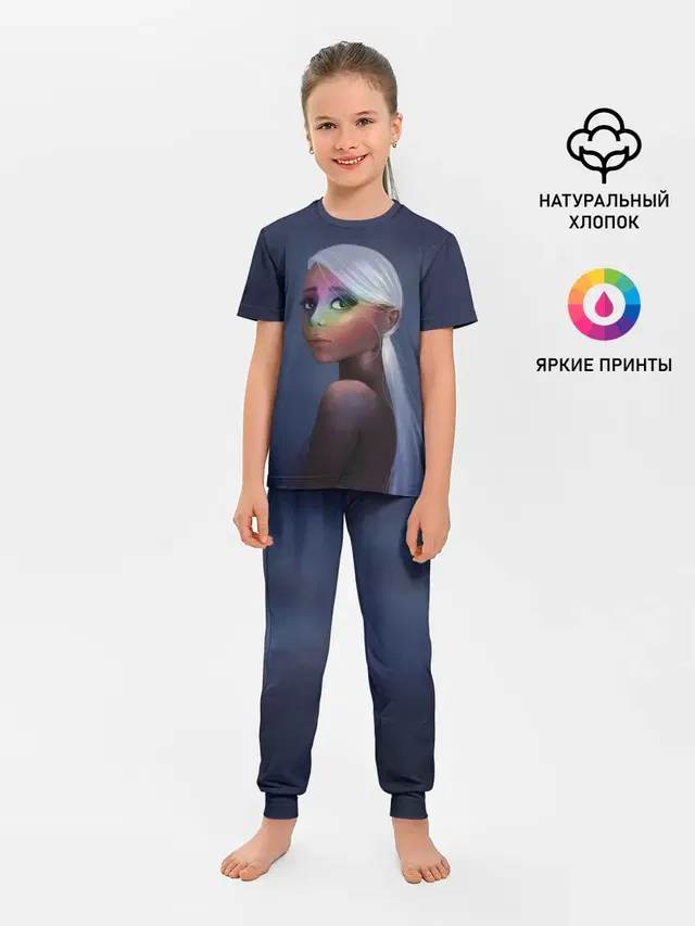 Детская пижама с брюками