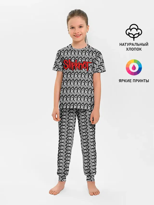 Детская пижама с брюками