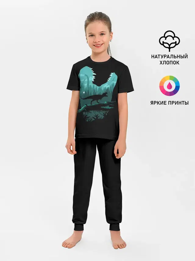 Детская пижама с брюками