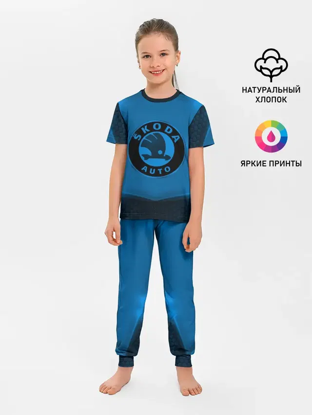Детская пижама с брюками