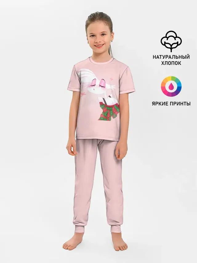Детская пижама с брюками